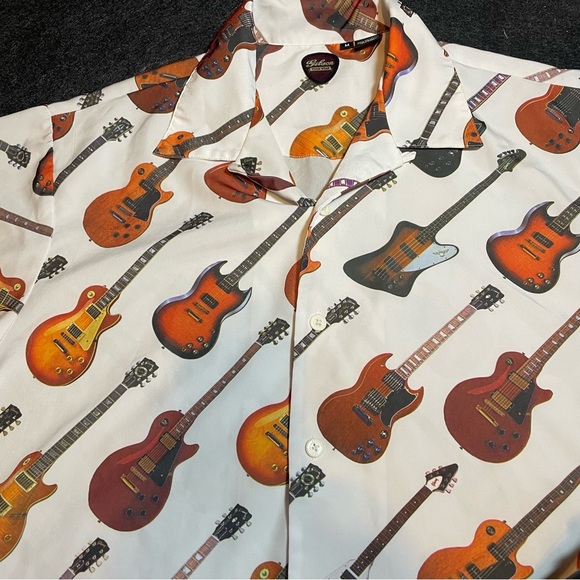 Gibson Guitar Tour Shirt Men’s Size Medium. Button up. Classic. Music. - Picture 3 of 11